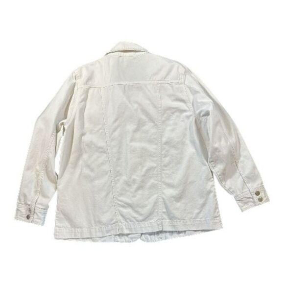 American Sweetheart White Denim Jacket - Picture 2 of 8